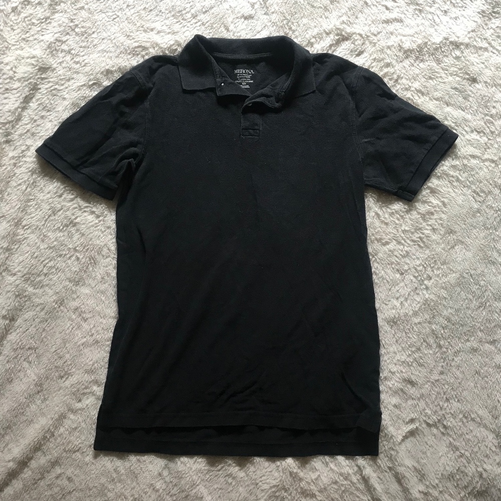 Merona | Black Classic Fit Polo